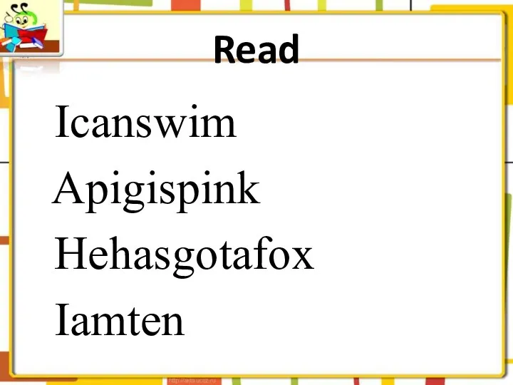 Read Icanswim Apigispink Hehasgotafox Iamten