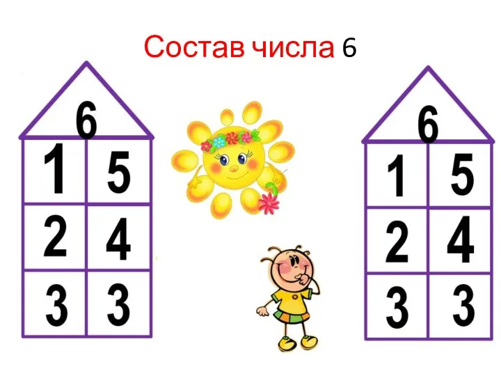 Состав числа 6