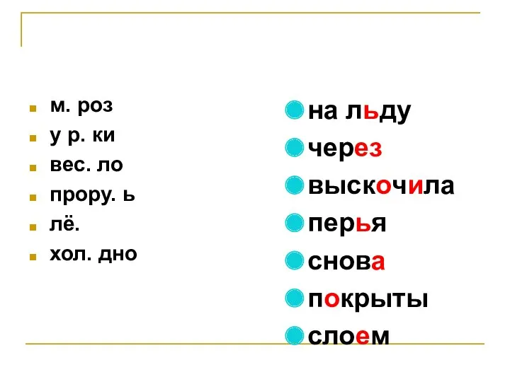 на льду через выскочила перья снова покрыты слоем м. роз