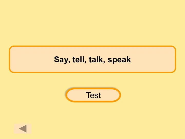 Say, tell, talk, speak Test