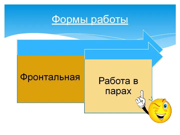 Формы работы