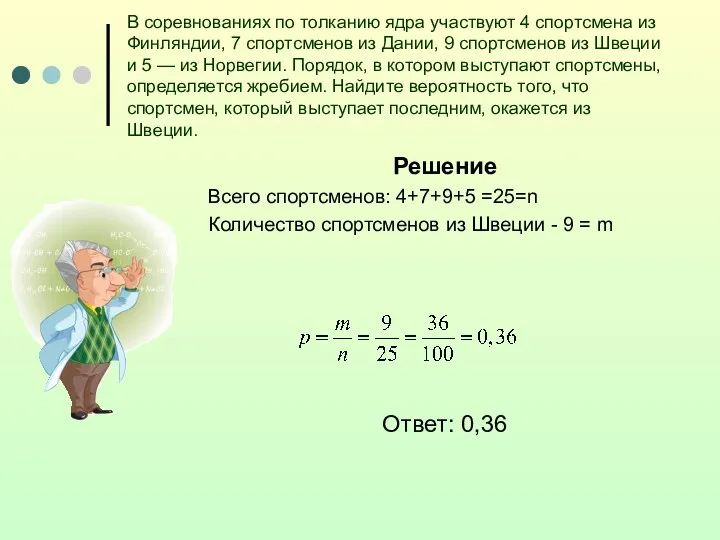 В соревнованиях по толканию ядра участвуют 4 спортсмена из Финляндии,