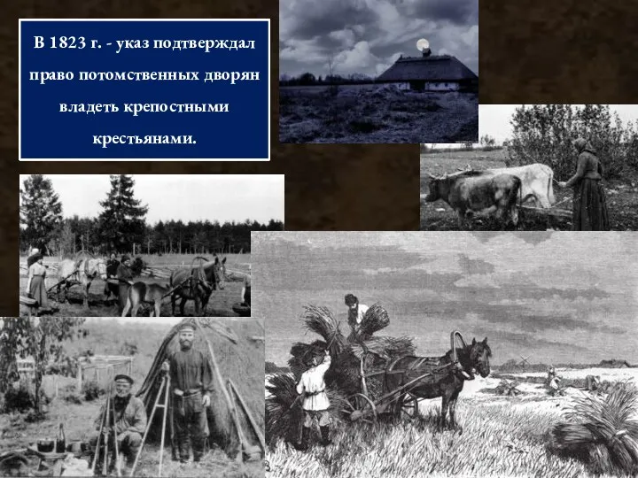 С 1810 г. начинается практика организации военных поселений. За 1810