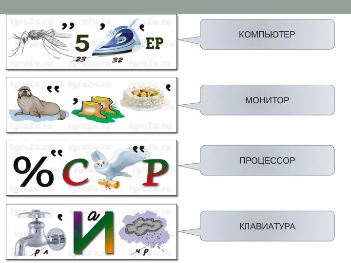 КОМПЬЮТЕР МОНИТОР ПРОЦЕССОР КЛАВИАТУРА