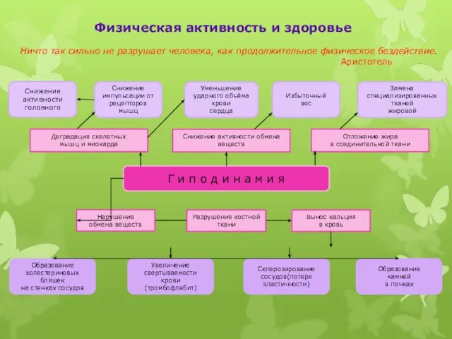 Физическая активность и здоровье Ничто так сильно не разрушает человека,