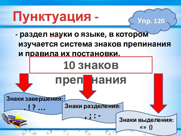 - раздел науки о языке, в котором изучается система знаков