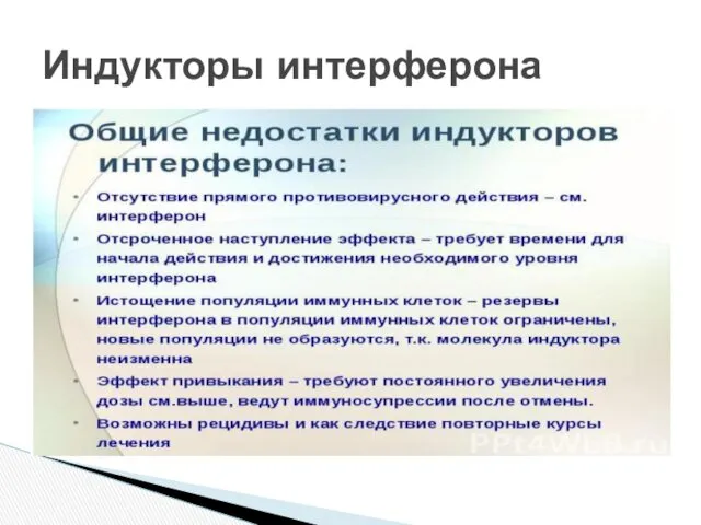 Индукторы интерферона