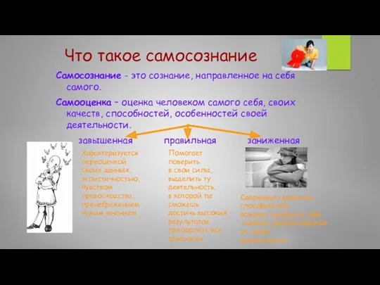 Что такое самосознание Самосознание - это сознание, направленное на себя