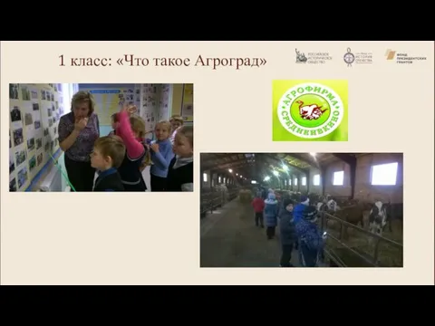 1 класс: «Что такое Агроград»