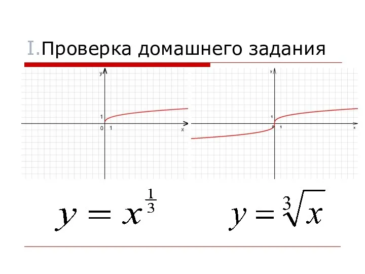 I.Проверка домашнего задания