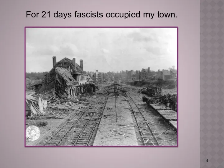 For 21 days fascists occupied my town.