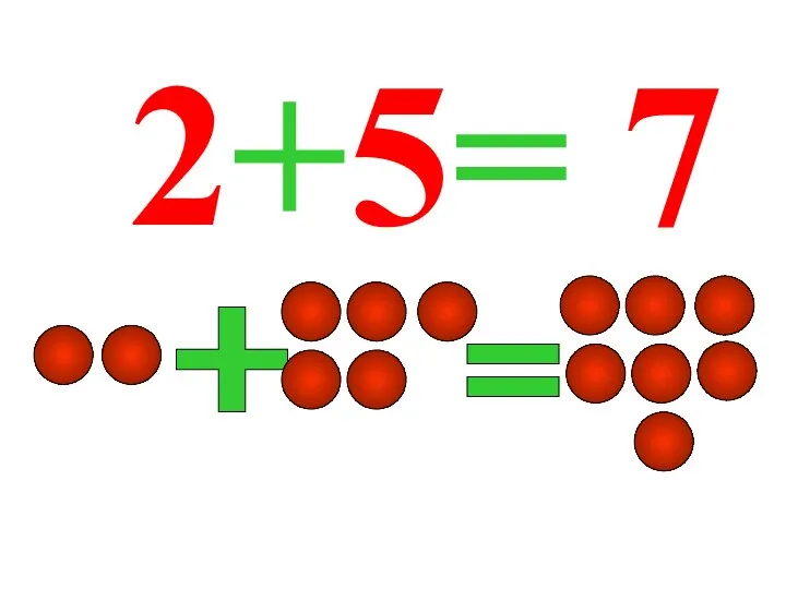 2+5= 7