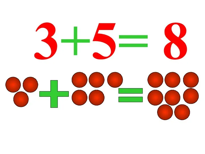 3+5= 8