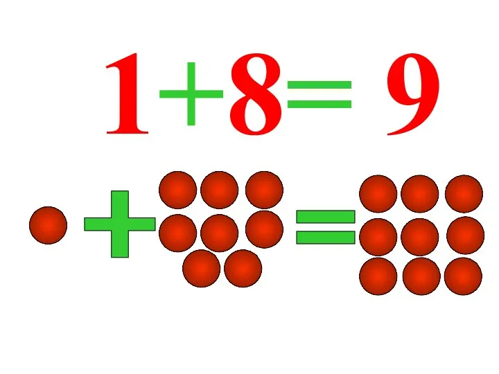 1+8= 9