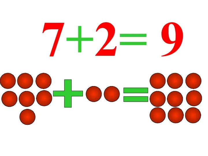 7+2= 9