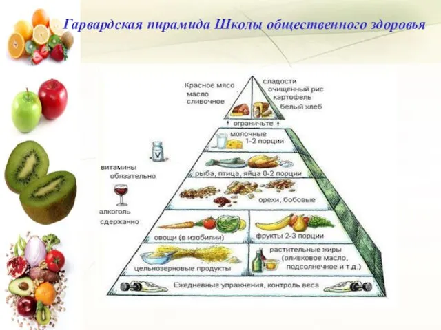 Гарвардская пирамида Школы общественного здоровья