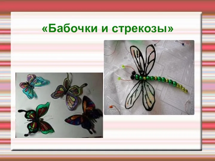 «Бабочки и стрекозы»
