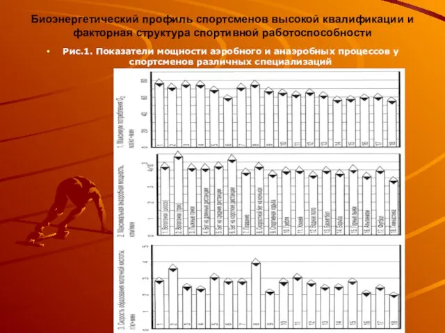 Биоэнергетический профиль спортсменов высокой квалификации и факторная структура спортивной работоспособности