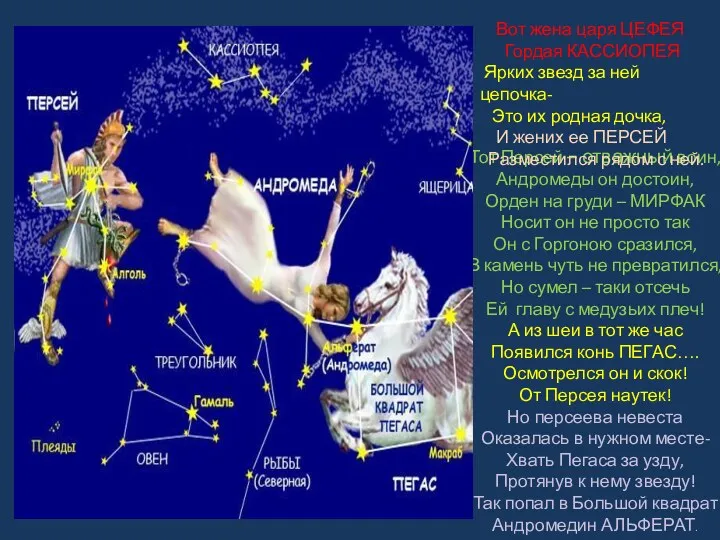 Тот Персей – отважный воин, Андромеды он достоин, Орден на груди – МИРФАК