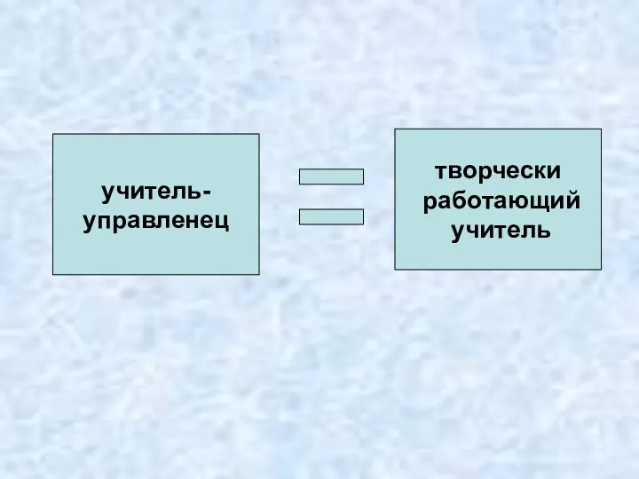 учитель- управленец творчески работающий учитель