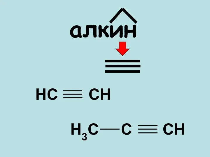 алкин НС СН Н3С С СН