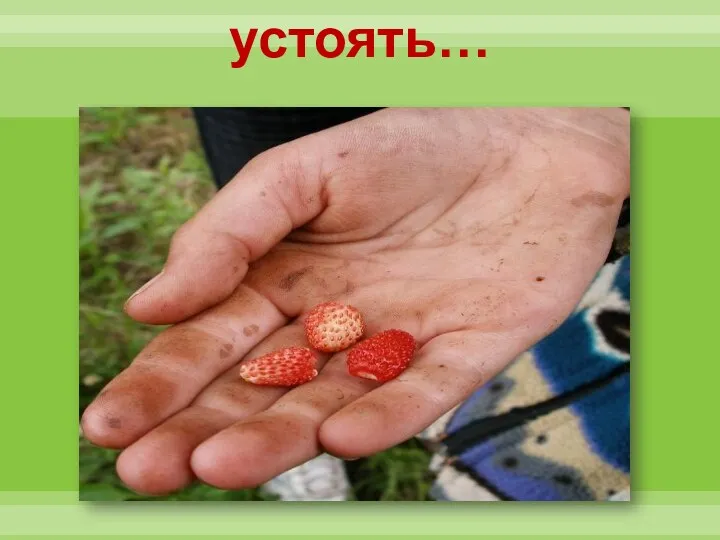 Невозможно устоять…