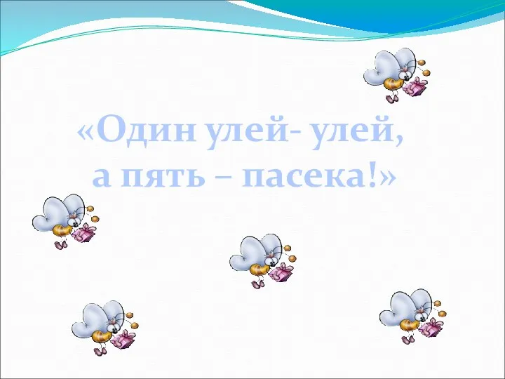 «Один улей- улей, а пять – пасека!»