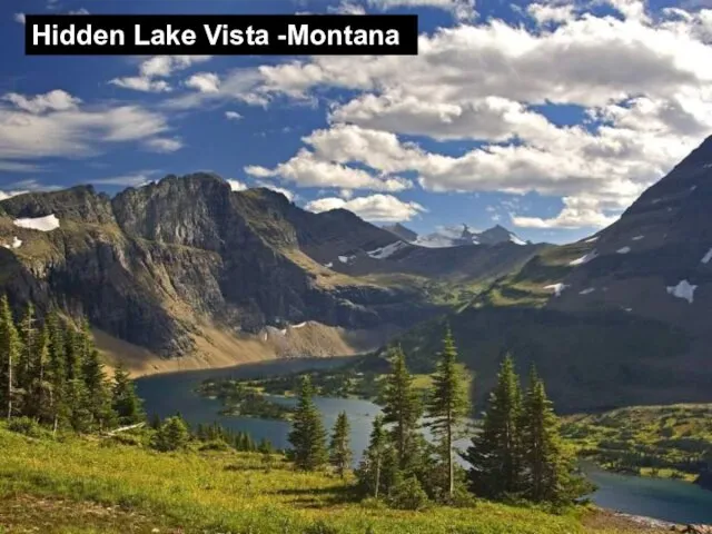 Hidden Lake Vista -Montana