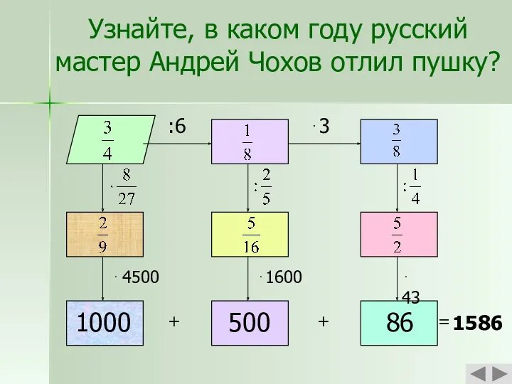 Узнайте, в каком году русский мастер Андрей Чохов отлил пушку?