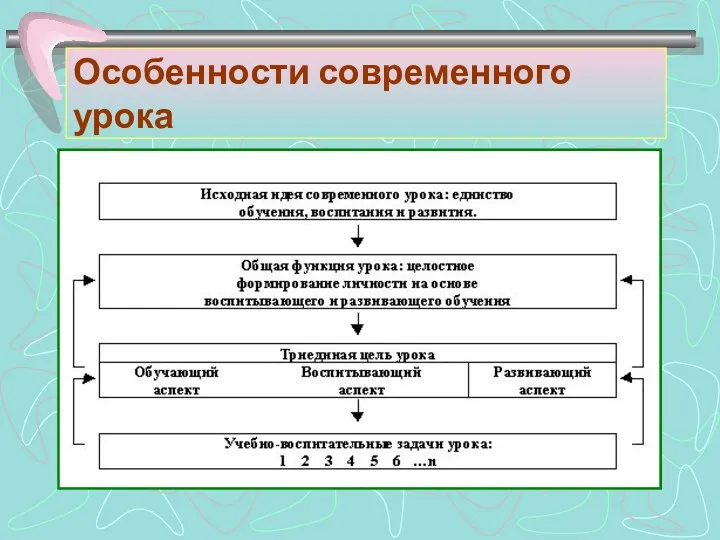 Особенности современного урока