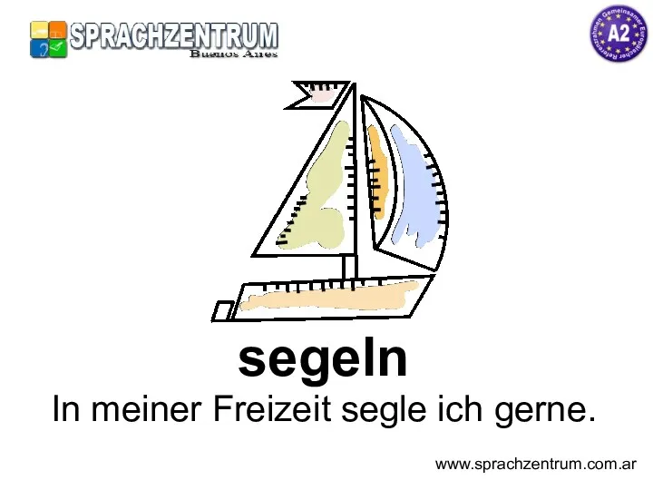 segeln In meiner Freizeit segle ich gerne. www.sprachzentrum.com.ar