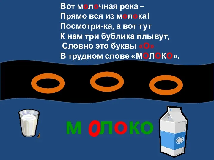 м локо о Вот молочная река – Прямо вся из