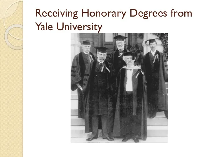 Receiving Honorary Degrees from Yale University