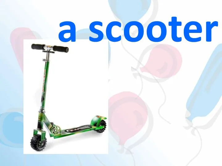 a scooter