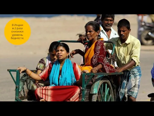 В Индии в 2 раза снизился уровень бедности.
