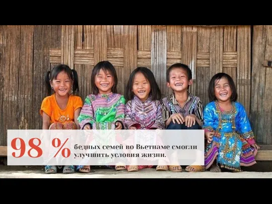 98 % бедных семей во Вьетнаме смогли улучшить условия жизни.