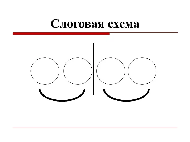 Слоговая схема