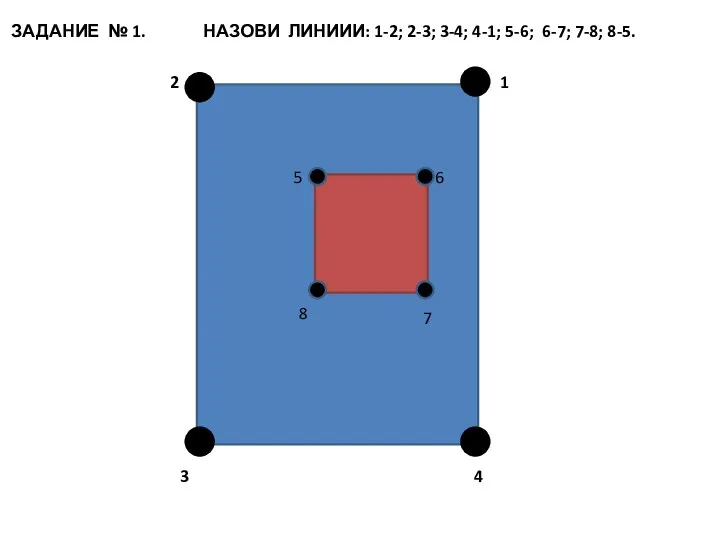 ппп1 2 1 1 4 3 ЗАДАНИЕ № 1. НАЗОВИ ЛИНИИИ: 1-2; 2-3;