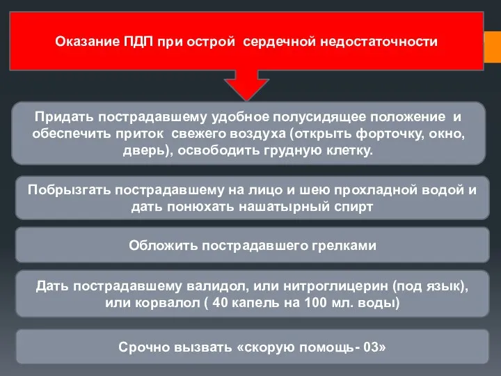 В общем случае необходимо уложить больного на спину, голову повернуть