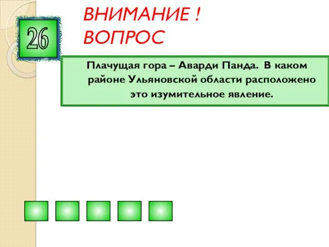 ВНИМАНИЕ ! ВОПРОС Плачущая гора – Аварди Панда. В каком районе Ульяновской области