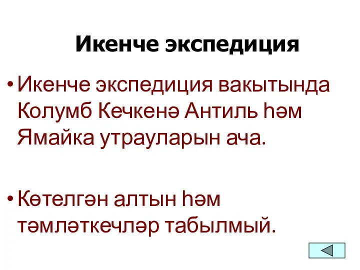 Икенче экспедиция Икенче экспедиция вакытында Колумб Кечкенә Антиль һәм Ямайка