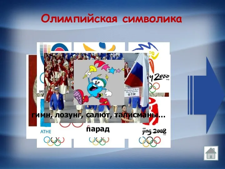 Олимпийская символика клятва «От имени всех спортсменов я обещаю, что мы будем участвовать