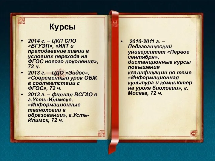 Курсы 2014 г. – ЦКП СПО «БГУЭП», «ИКТ и преподавание