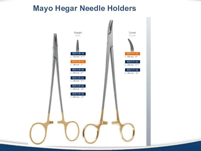 Mayo Hegar Needle Holders