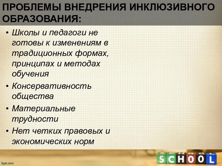 Проблемы внедрения инклюзивного образования: Школы и педагоги не готовы к