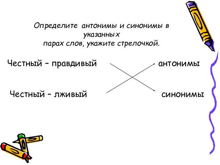 Честный – правдивый антонимы Честный – лживый синонимы Определите антонимы