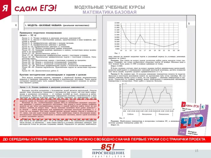 МОДУЛЬНЫЕ УЧЕБНЫЕ КУРСЫ МАТЕМАТИКА БАЗОВАЯ ДО СЕРЕДИНЫ ОКТЯБРЯ НАЧАТЬ РАБОТУ