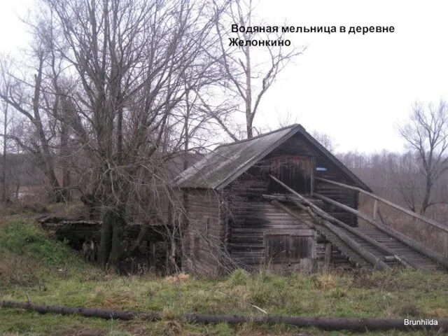 Водяная мельница в деревне Желонкино