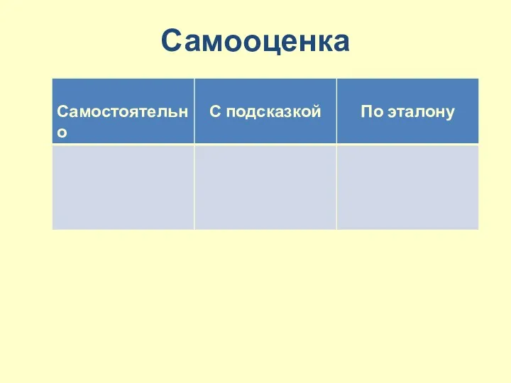 Самооценка