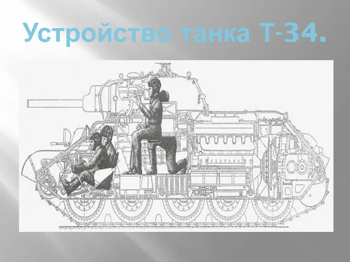 Устройство танка Т-34.